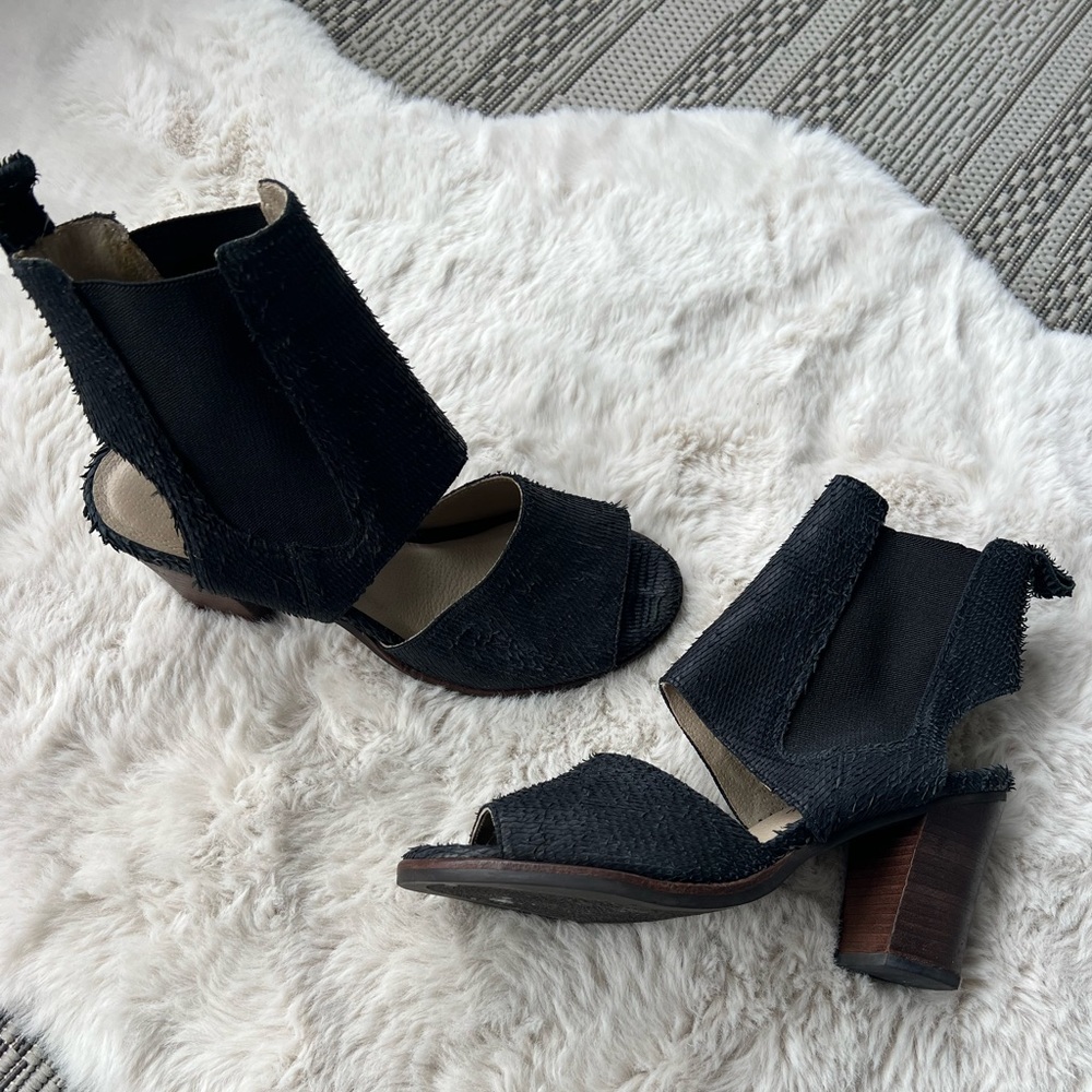 Matisse Smith Leather Peep Toe Bootie